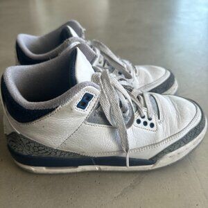 Boys White Nike Air Jordans